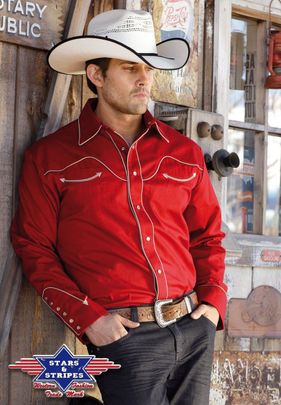 JACK RED cowboyskjorte str S-3XL Kr 850,-