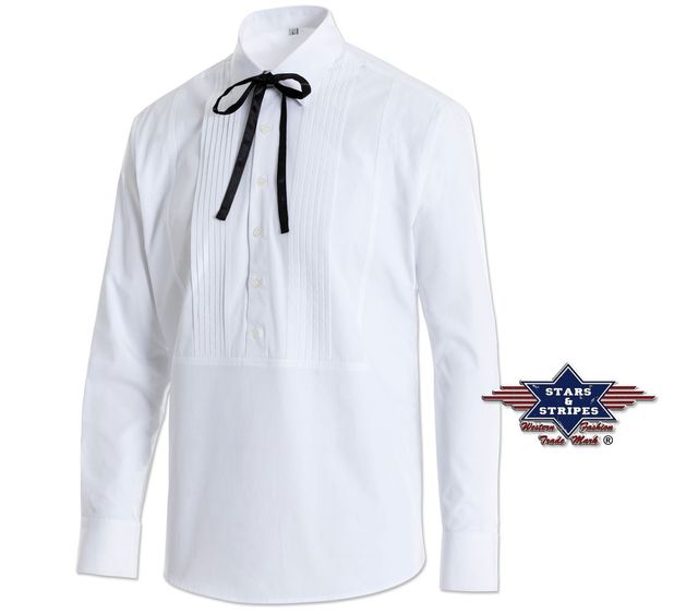 Cowboyskjorte herre Joseph White str S-3Xl 