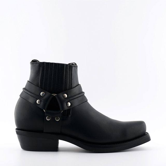 Biker boots Renegade Lo black Low Leg Harness Boots Goodyear Welted Leather upper Soft Leather lining Rubber soles Made in Mexico str 36-46 