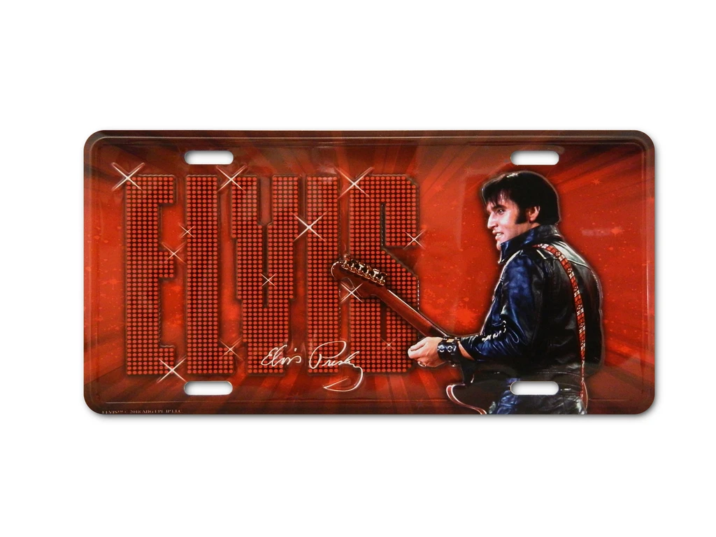 Elvis license plate 68