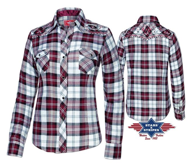 Dame Westernskjorte Pasadena Str S-3Xl Pris: 850-,