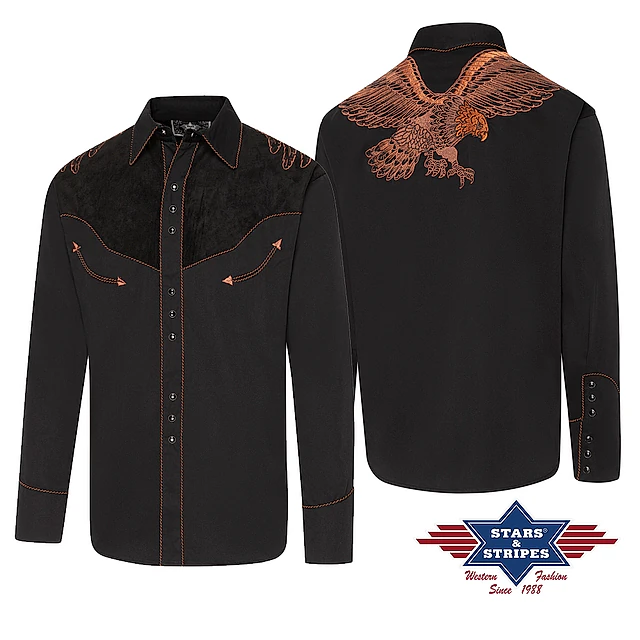cowboy western skjorte 