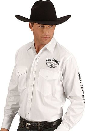 Cowboyskjorte Størrelse 2XL, varenummer: Jack Daniels style 14, pris:890,-