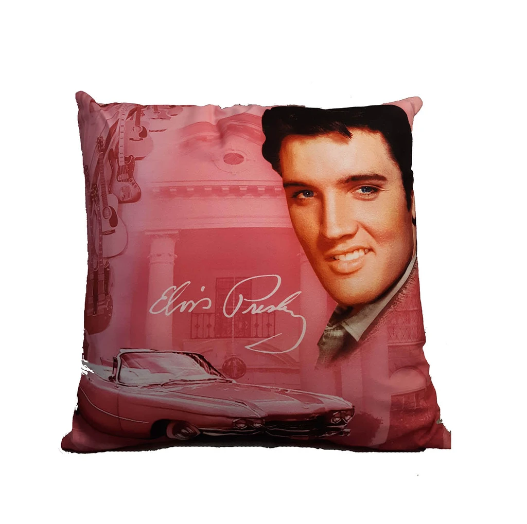 Elvis pillow pink