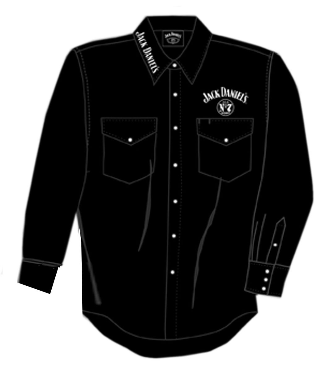 Cowboyskjorte Størrelse M-XXL, varenummer: Jack Daniels style 10, pris:890,-