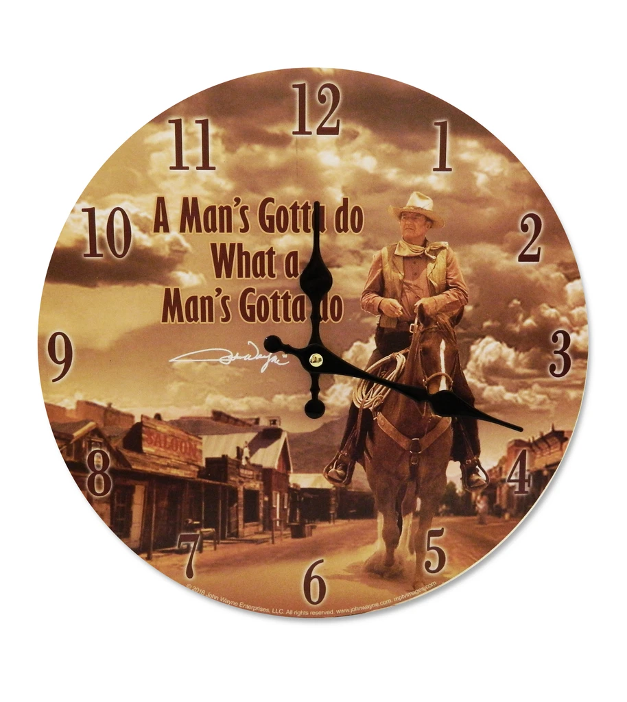 john wayne clock