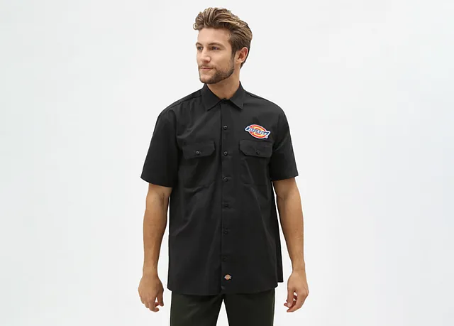 Dickies workwear skjorte herre svart Clinton dale Str S-2Xl Pris 590-,