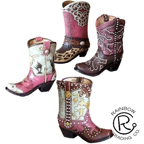 western cowboy boots holder 