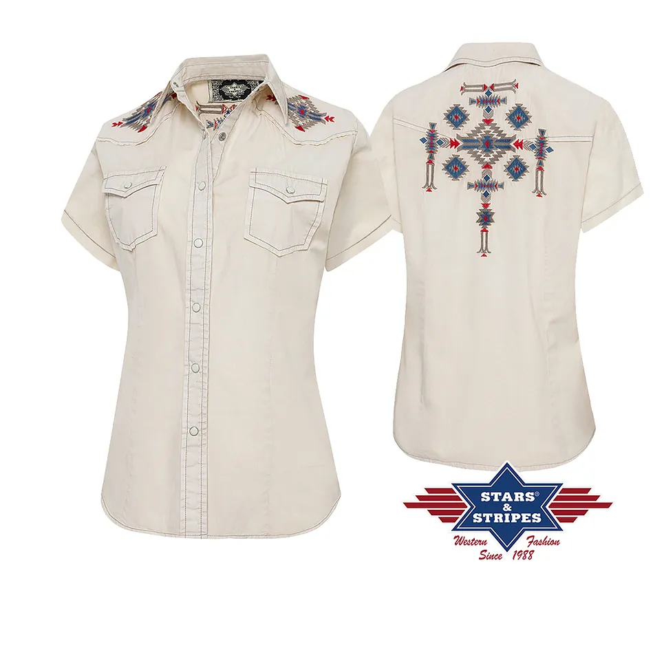 western skjorte, shortsleeve, korte ermet, cowboy