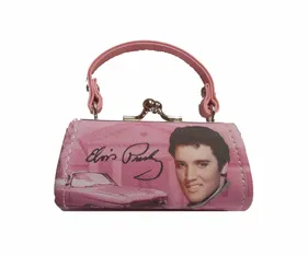 Elvis mini purse pink