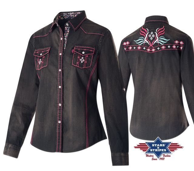 cowboy dameskjorte Hope str S-3Xl pris 890-,