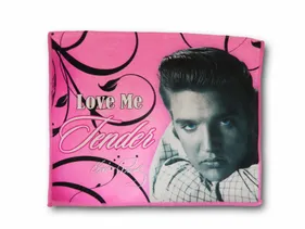 Elvis kitchen Towel pink